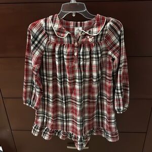 NWOT- Disney girls plaid nightgown